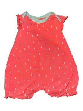 Just One You by Carter's Newborn Baby Girl Strawberry Print Sleeveless Romper